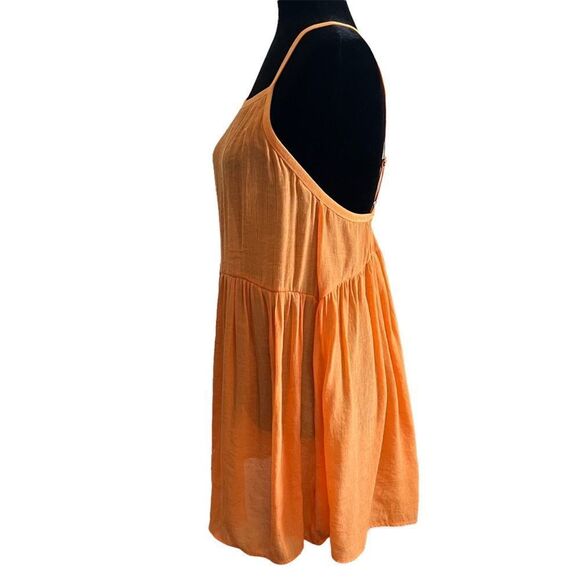 Urban Outfitters Out From Under Orange Breezy Slip Dress Size Medium - Picture 4 of 10